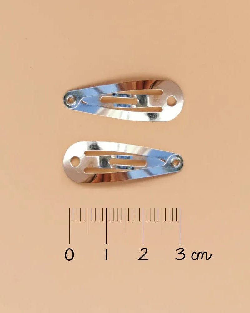 Luciole et Petit Pois - ERDBEERE Mini - Haarspangen (2er - Set) - ROSA ECK