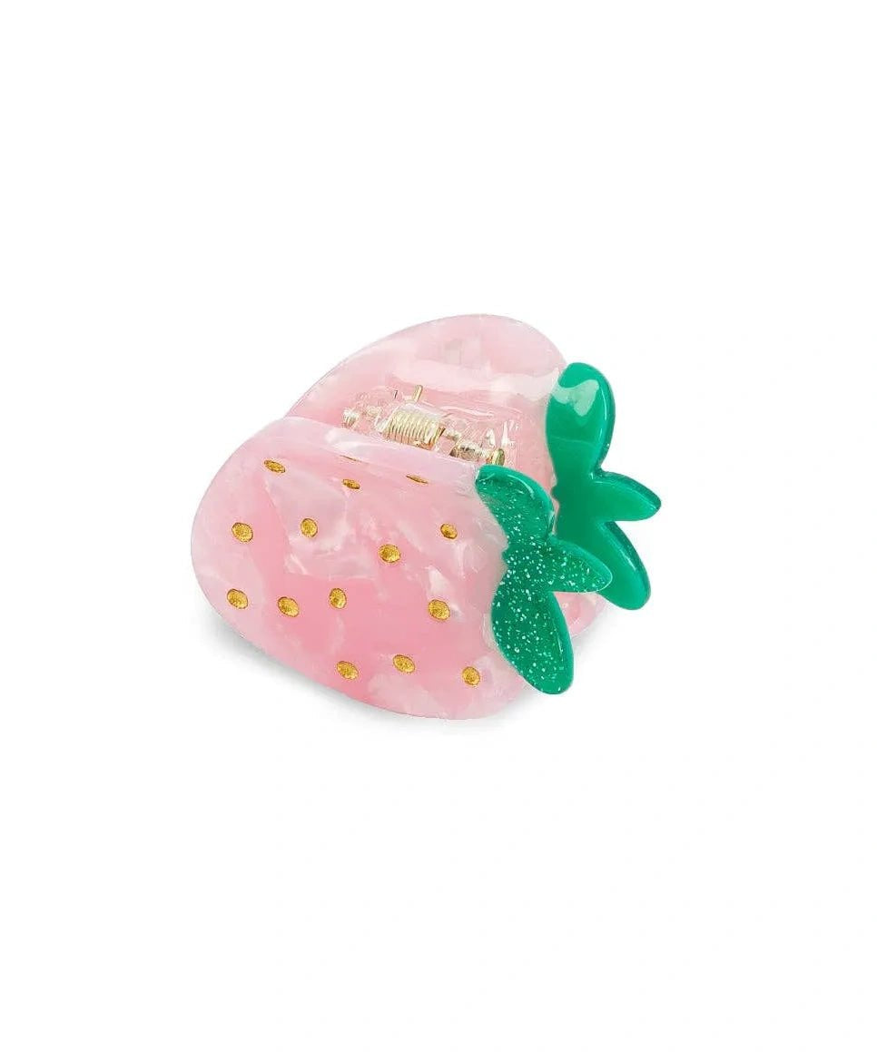 Luciole et Petit Pois - PINK STRAWBERRY Haarclip - ROSA ECK