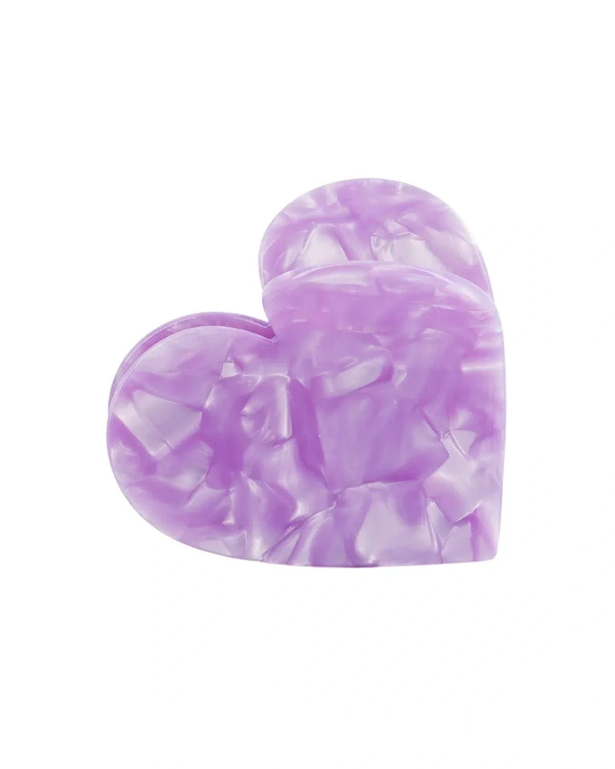 Luciole et Petit Pois - PURPLE HEART Haarclip - ROSA ECK