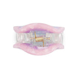 Luciole et Petit Pois - REGENBOGEN Mini - Haarclip - ROSA ECK