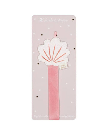 Luciole et Petit Pois - SHELL Wandhalter für Mini - Haarspangen - ROSA ECK