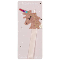 Luciole et Petit Pois - UNICORN Wandhalter für Mini - Haarspangen - ROSA ECK