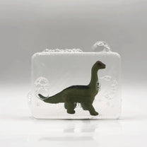Ludi Soap - Seife mit Figur • Diplodocus - ROSA ECK