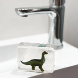 Ludi Soap - Seife mit Figur • Diplodocus - ROSA ECK