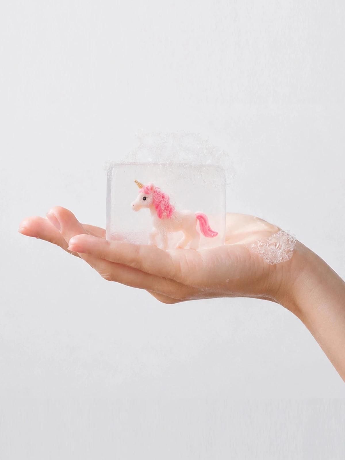 Ludi Soap - Seife mit Figur • Einhorn rosa - ROSA ECK