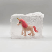 Ludi Soap - Seife mit Figur • Einhorn rosa - ROSA ECK