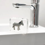 Ludi Soap - Seife mit Figur • Esel - ROSA ECK