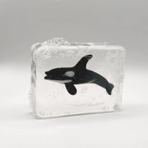 Ludi Soap - Seife mit Figur • Orca - ROSA ECK