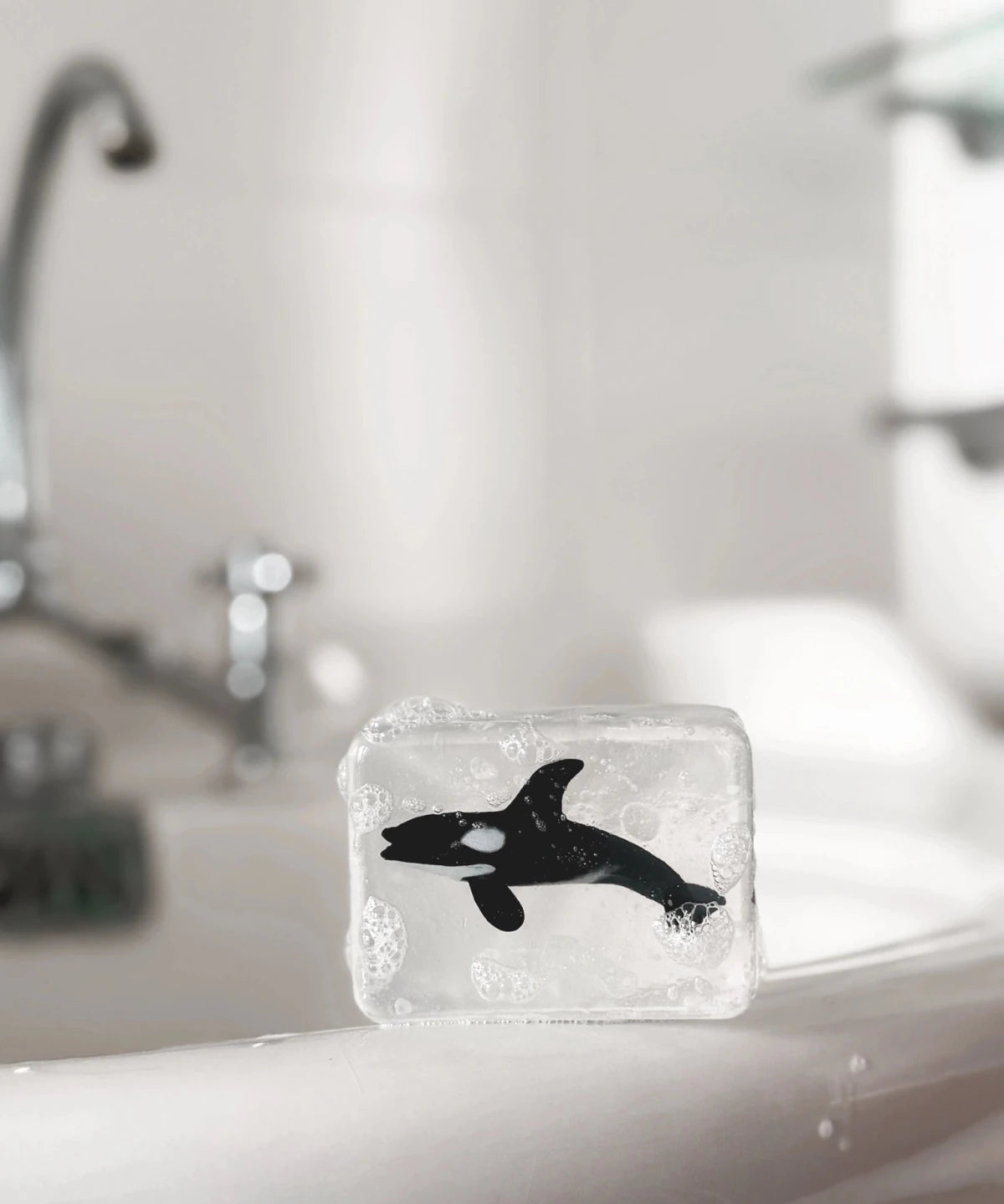 Ludi Soap - Seife mit Figur • Orca - ROSA ECK