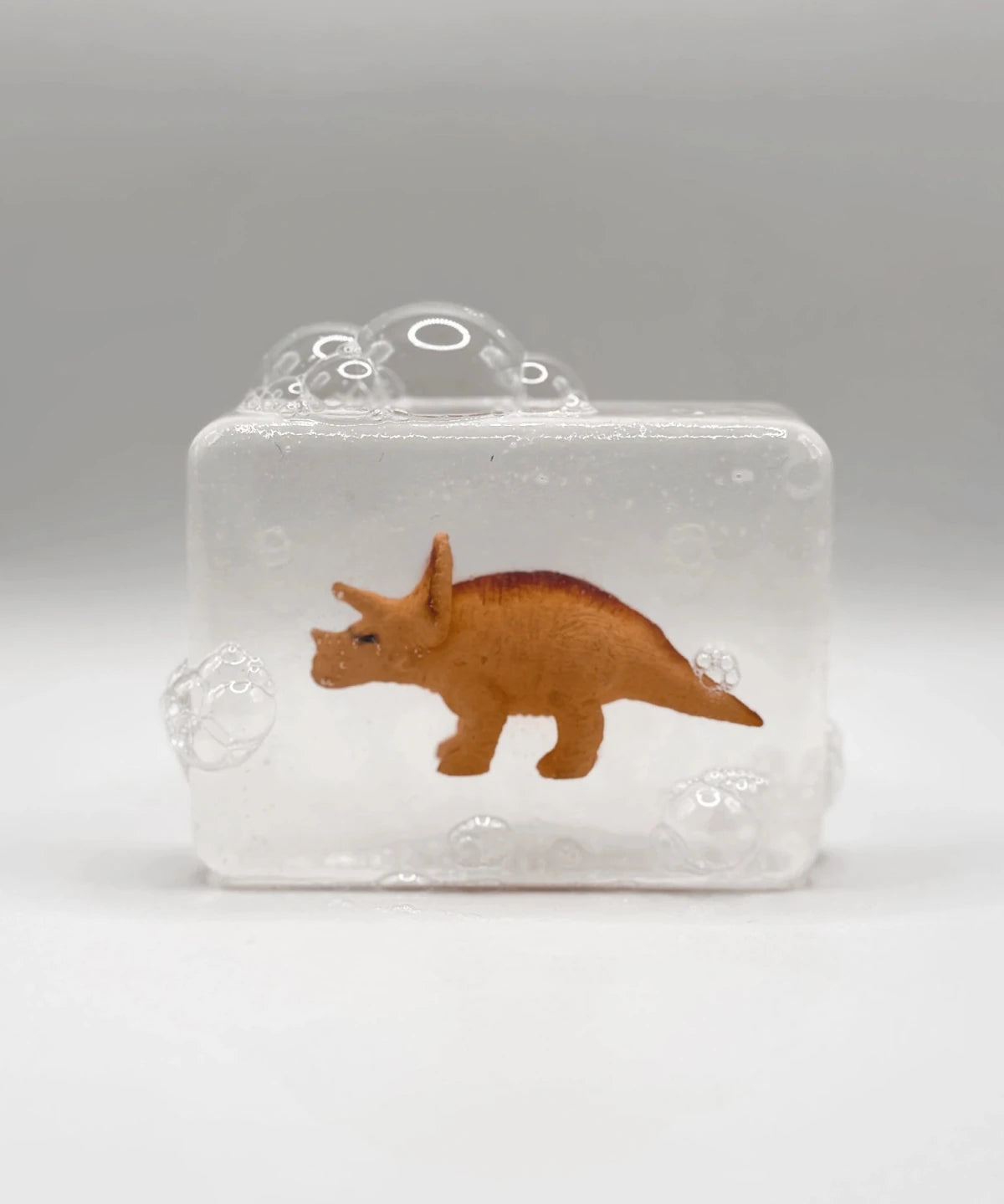 Ludi Soap - Seife mit Figur • Triceratops - ROSA ECK
