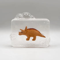 Ludi Soap - Seife mit Figur • Triceratops - ROSA ECK