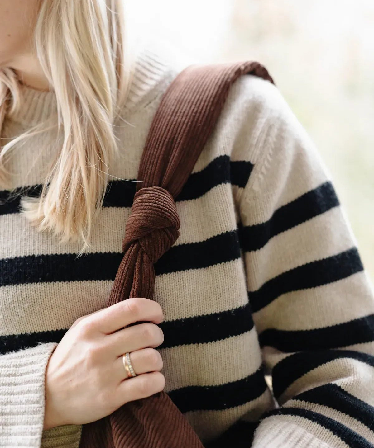 Lukkily - LUKKILY BAG 1 • Cord chocolate - Tasche - ROSA ECK Concept Store