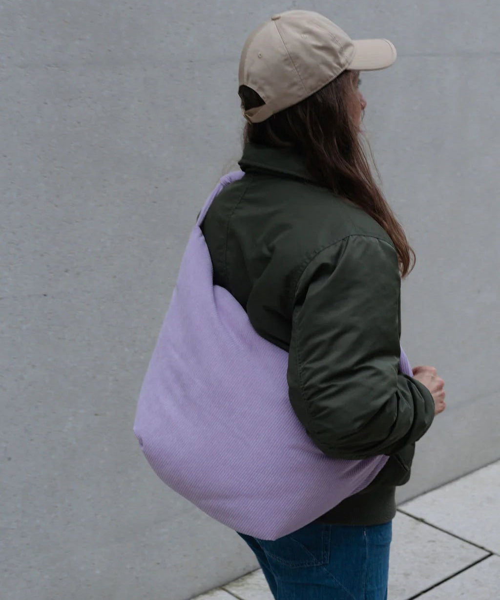 Lukkily - Lukkily Bag #1 | Cord lilac - Tasche - ROSA ECK