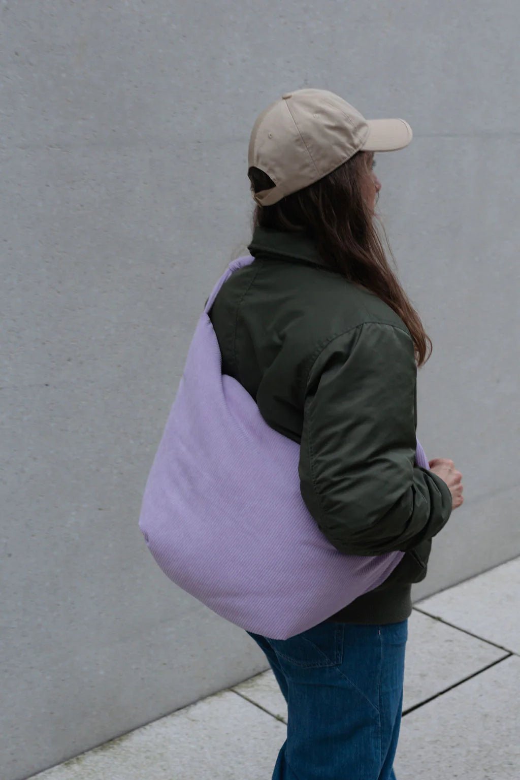 Lukkily - Lukkily Bag #1 | Cord lilac - Tasche - ROSA ECK