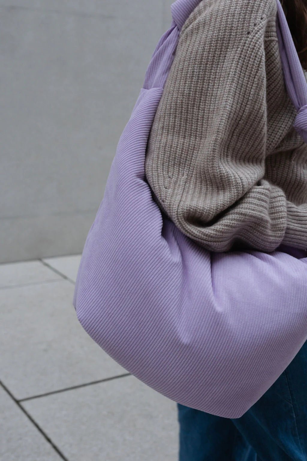 Lukkily - Lukkily Bag #1 | Cord lilac - Tasche - ROSA ECK