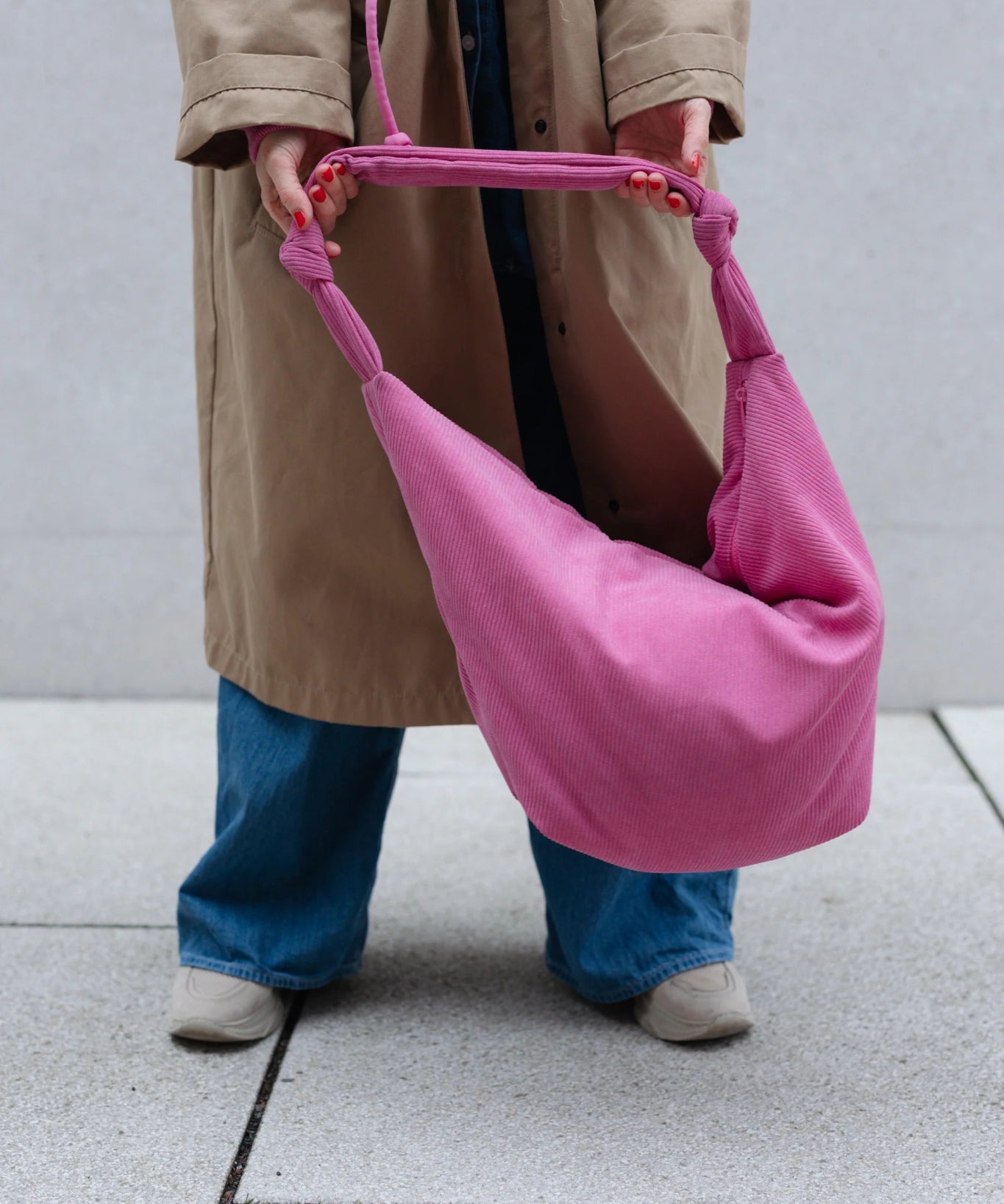 Lukkily - Lukkily Bag #1 | Cord pink - Tasche - ROSA ECK