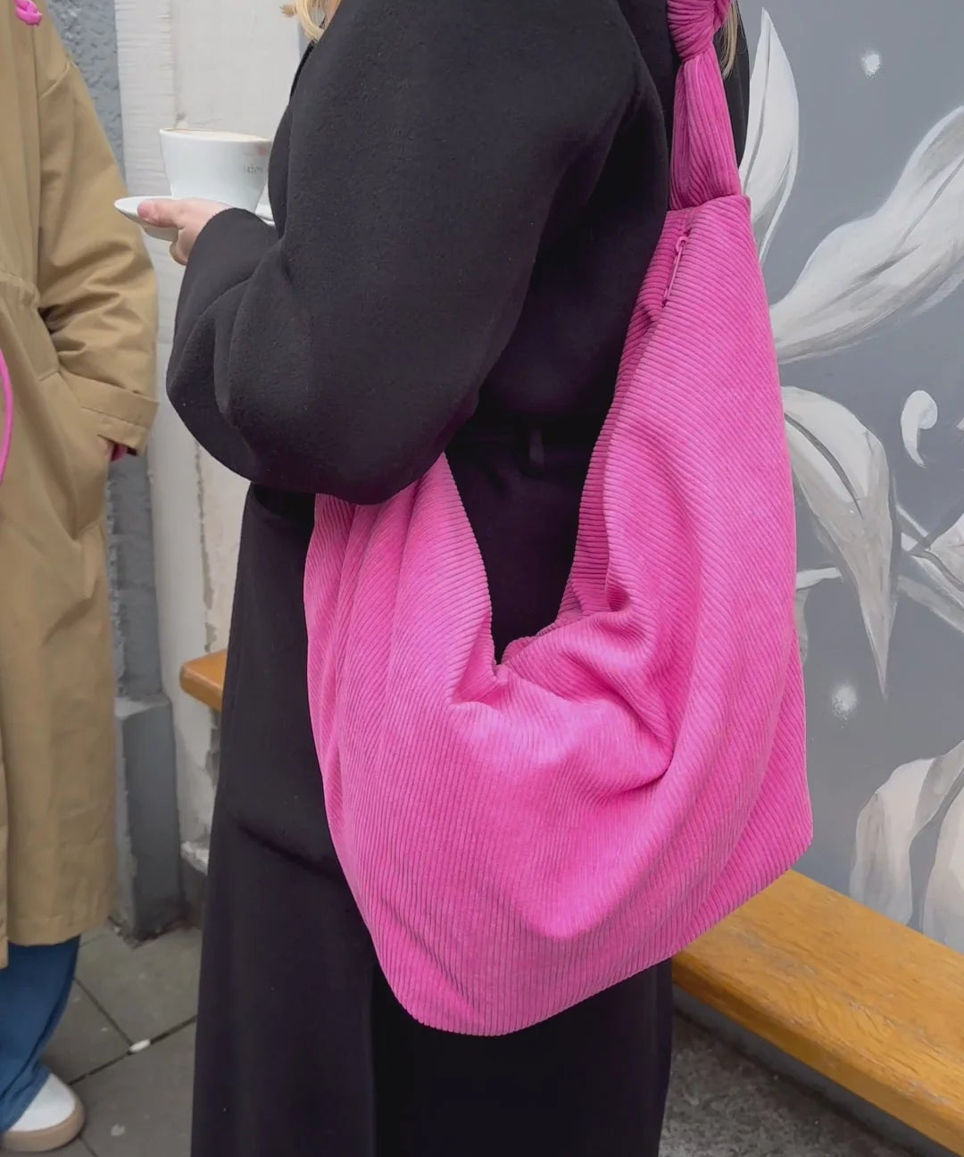 Lukkily - Lukkily Bag #1 | Cord pink - Tasche - ROSA ECK
