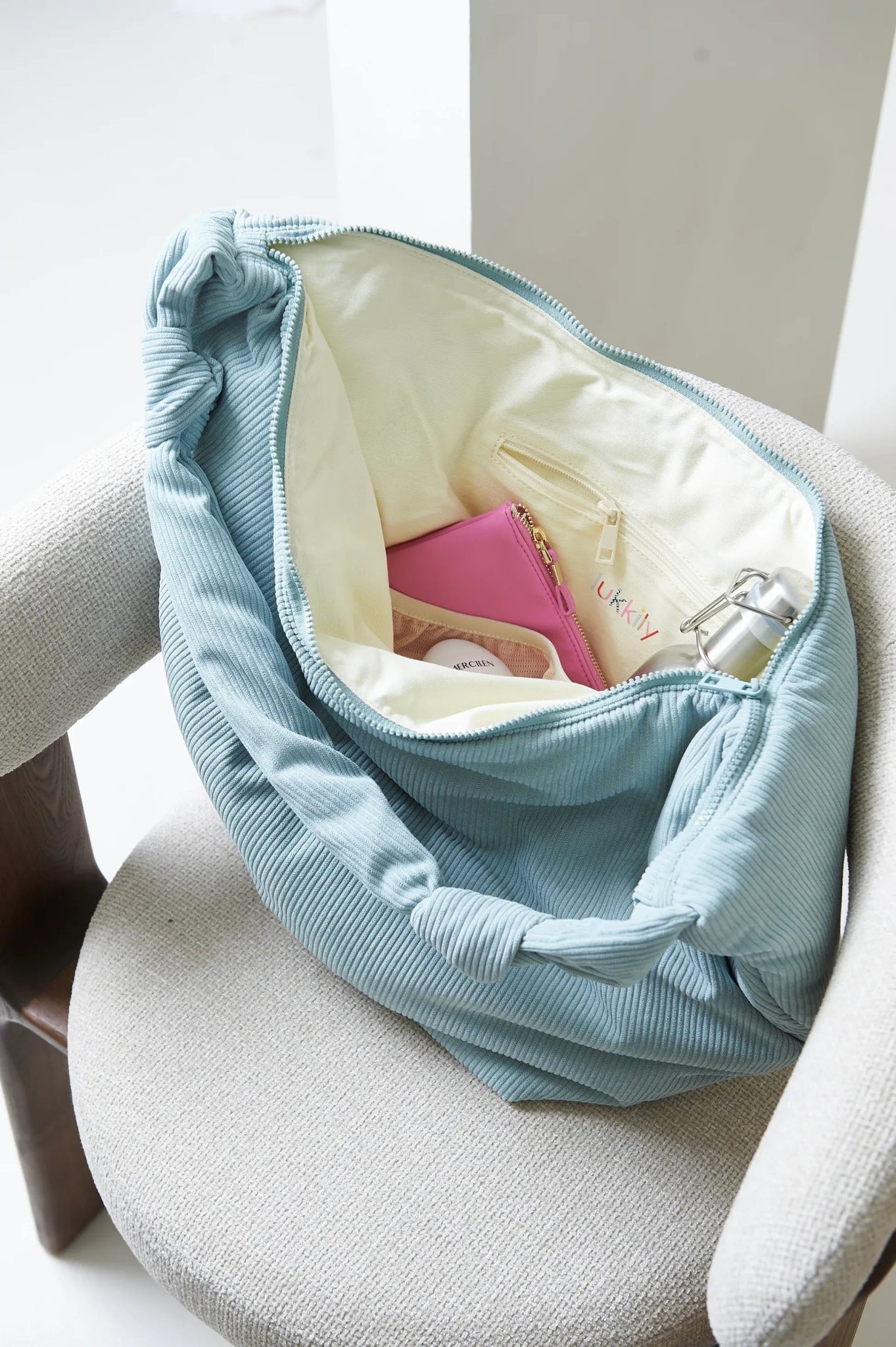 Lukkily - Lukkily Bag #1 | Cord sage - Tasche - ROSA ECK