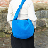 Lukkily - LUKKILY BAG #1 Tragetasche | Cobalt Blue - ROSA ECK - Blau, Mom Bag,