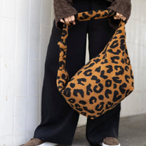 Lukkily - LUKKILY BAG #1 Tragetasche | Teddy Sienna Brown - ROSA ECK - Braun, Mom Bag,
