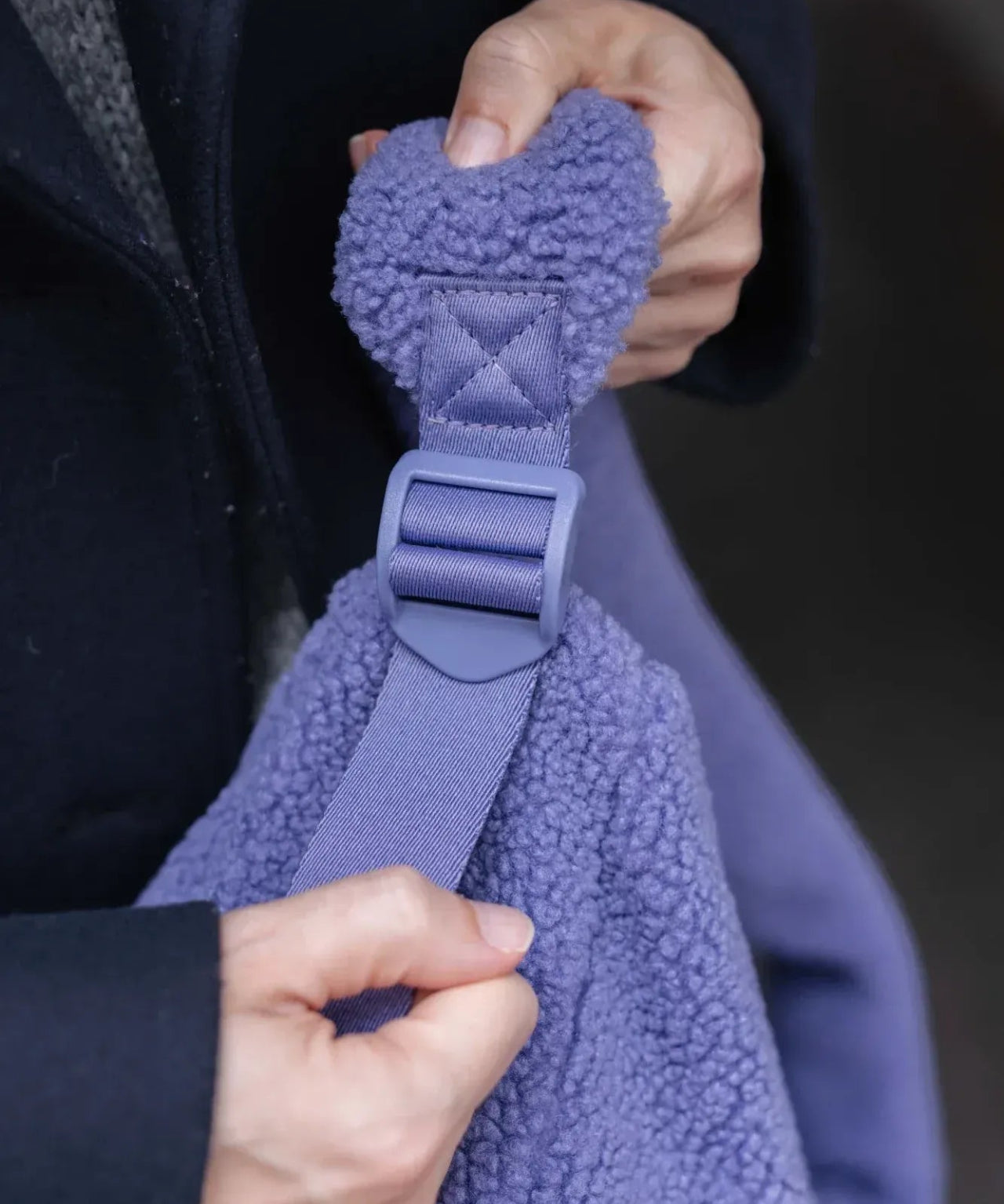 Lukkily - LUKKILY BAG 3 • Teddy dark lavender - Tasche - ROSA ECK Concept Store