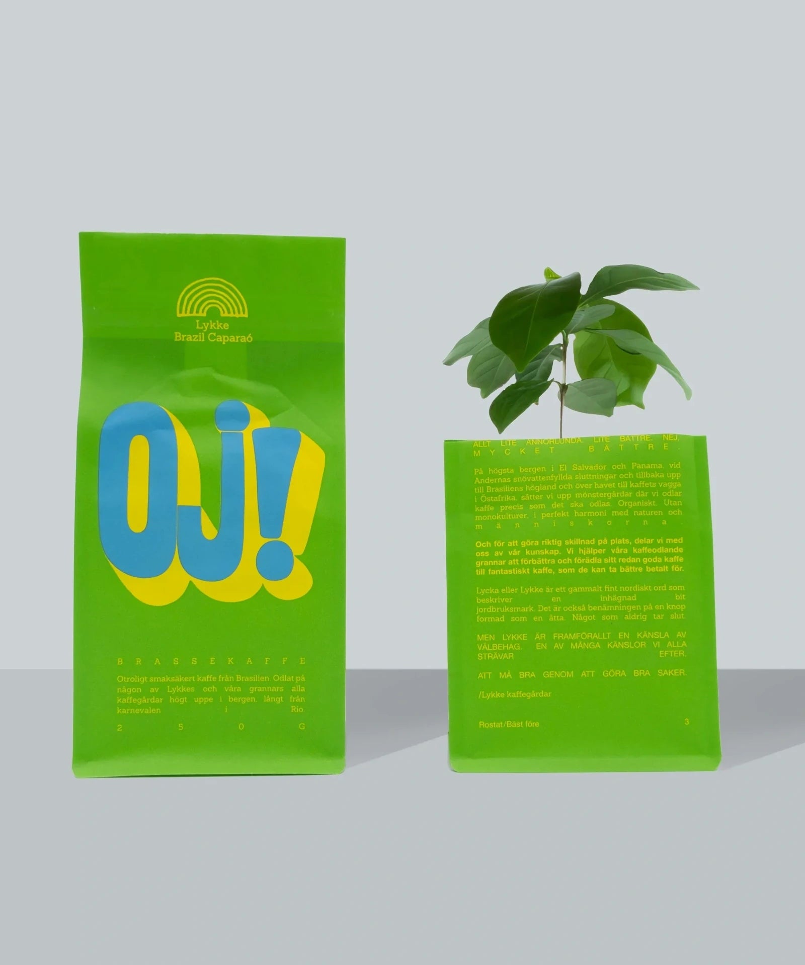 Lykke Coffee Farms - OJ! Kaffeebohnen aus Brasilien (250 g) - ROSA ECK
