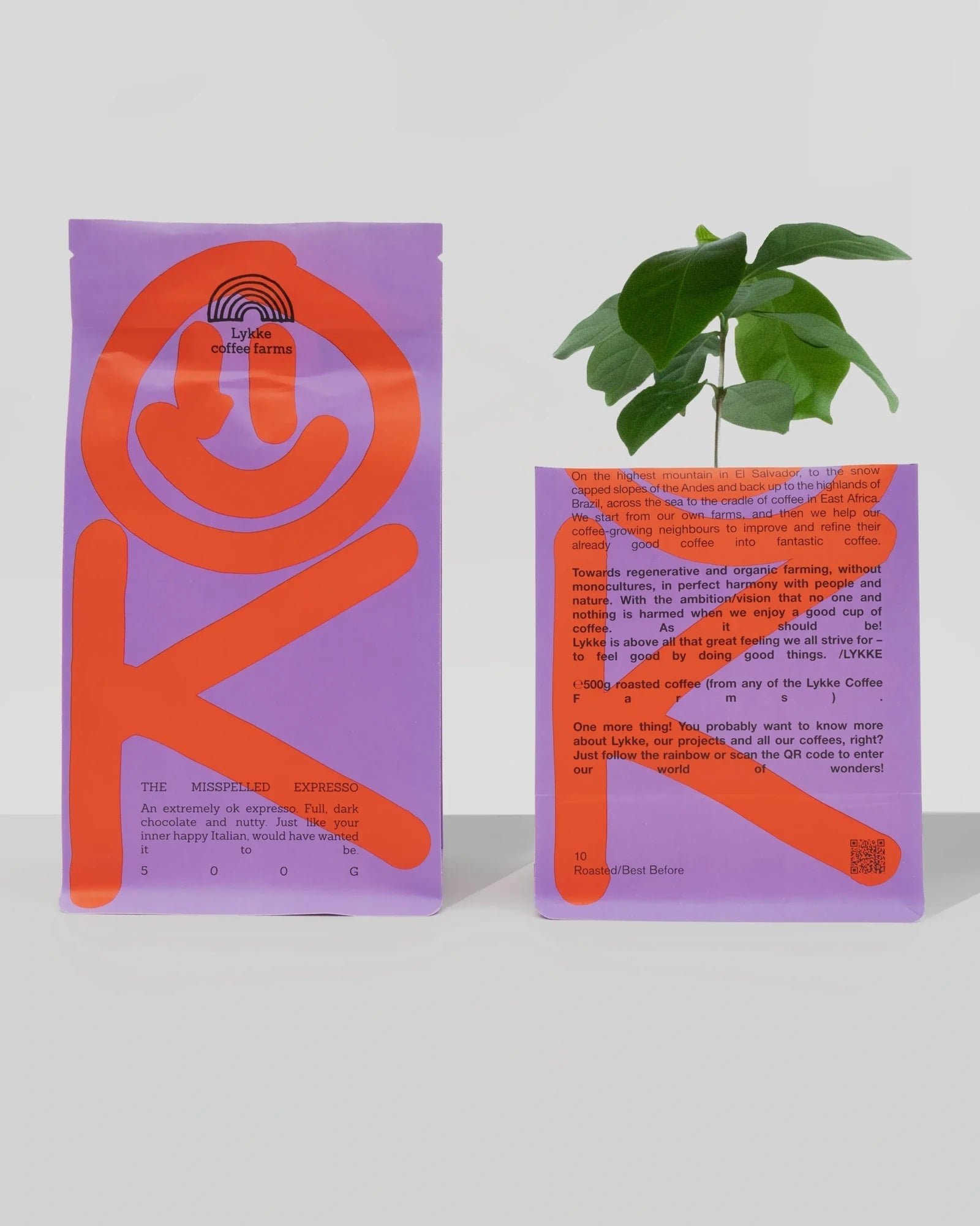 Lykke Coffee Farms - OK CIAO Espressobohnen (500 g) - ROSA ECK
