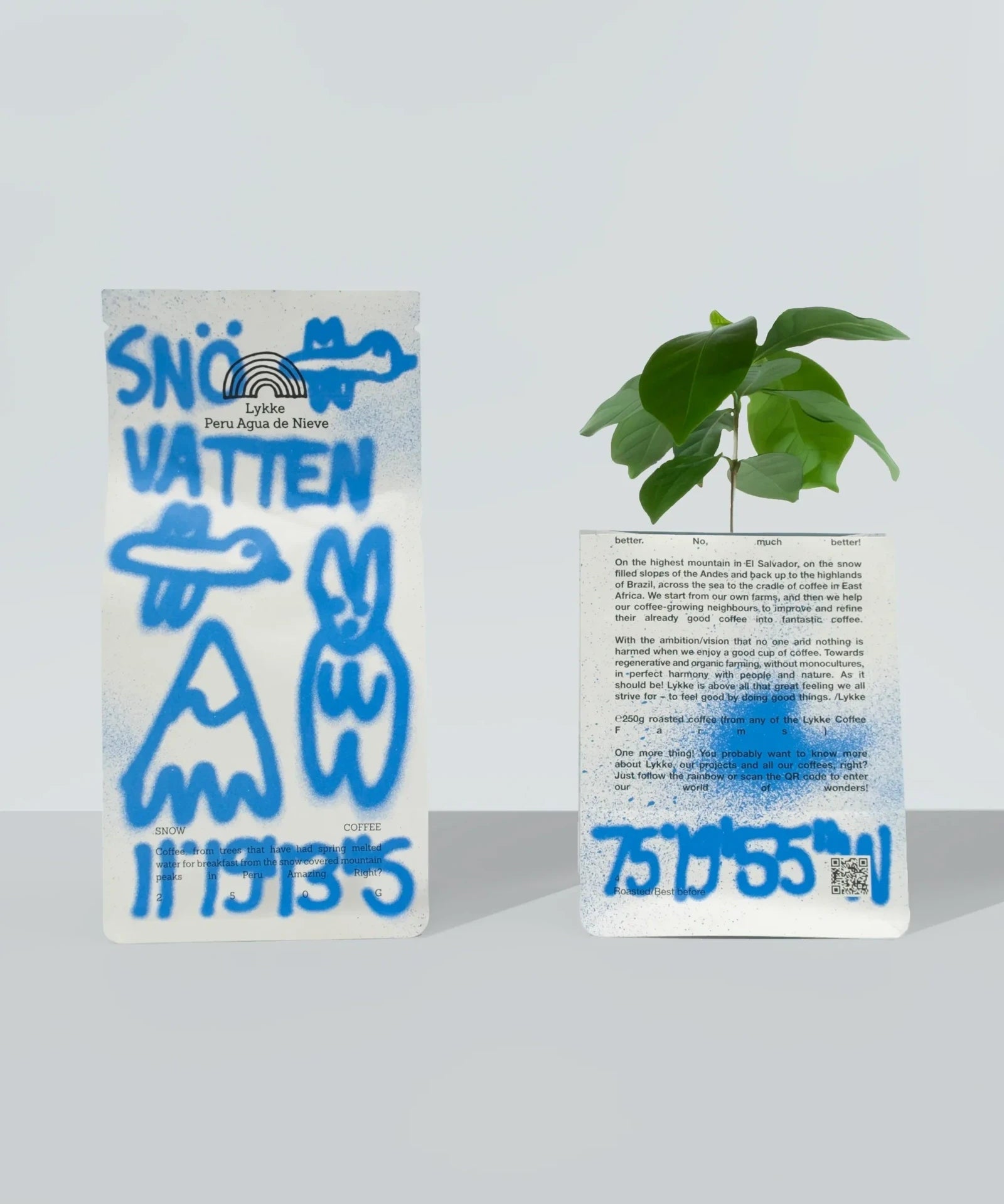 Lykke Coffee Farms - SNÖVATTEN Kaffeebohnen aus Peru (250 g) - ROSA ECK