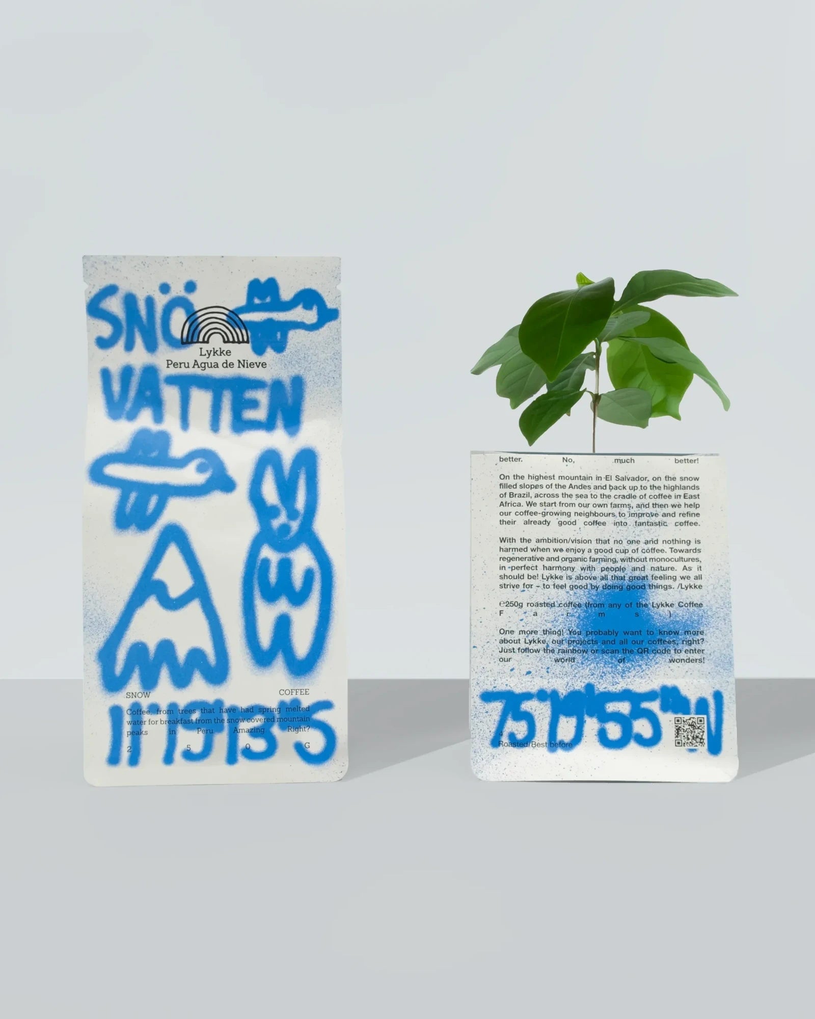 Lykke Coffee Farms - SNÖVATTEN Kaffeebohnen aus Peru (250 g) - ROSA ECK