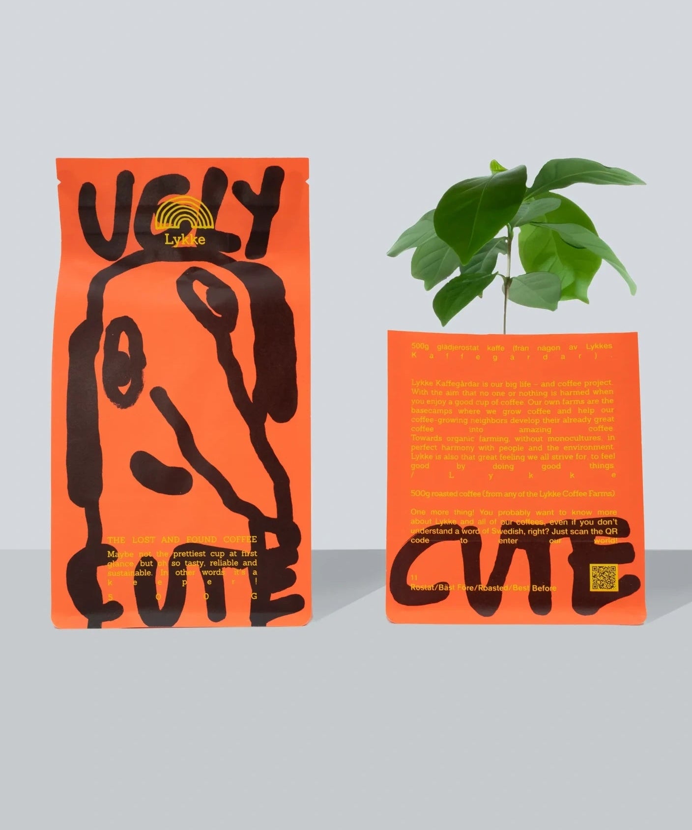 Lykke Coffee Farms - UGLY CUTE Kaffeebohnen (500 g) - ROSA ECK
