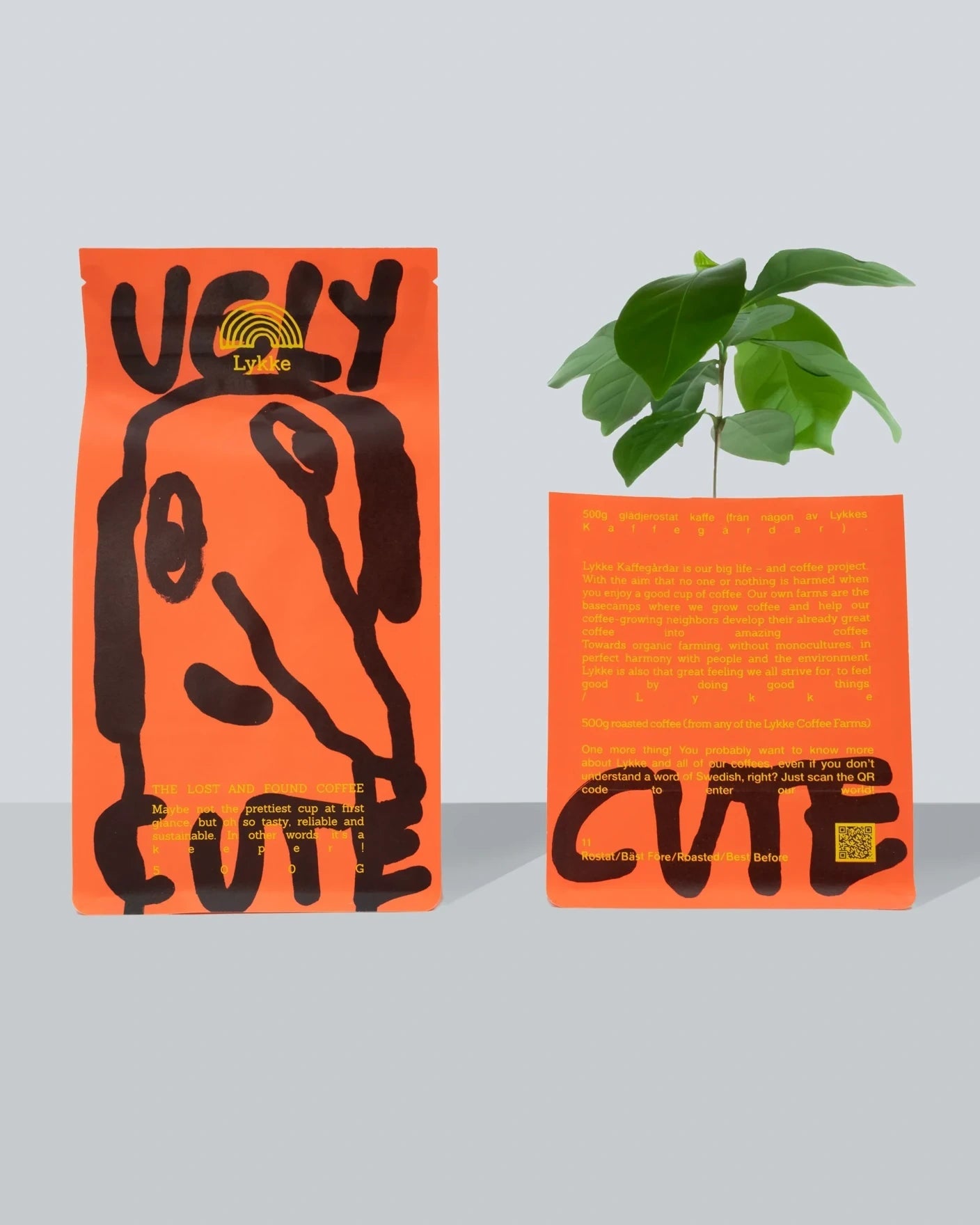 Lykke Coffee Farms - UGLY CUTE Kaffeebohnen (500 g) - ROSA ECK