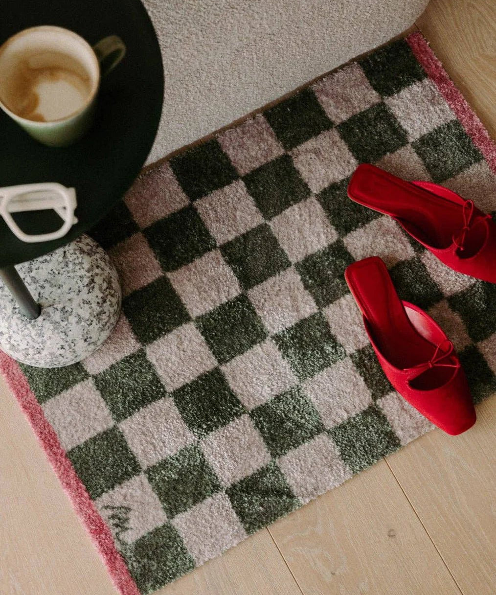 MAD ABOUT MATS - DINO Fußmatte - ROSA ECK