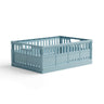 Made Crate - Klappbox Maxi Crystal Blue - ROSA ECK - Blau, ,