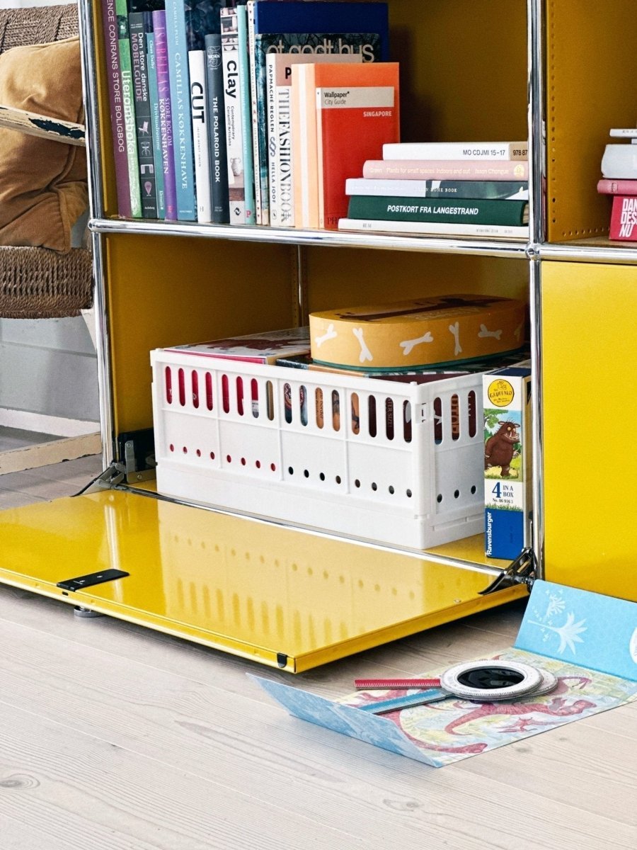 Made Crate - Klappbox Maxi Ice Cube Blue - ROSA ECK - Blau, ,