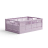 Made Crate - Klappbox Maxi Lilac - ROSA ECK - Flieder, Lila,