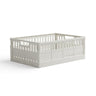 Made Crate - Klappbox Maxi Milk - ROSA ECK - Weiß, ,