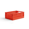 Made Crate - Klappbox Midi So Bright So Red - ROSA ECK - Rot, ,