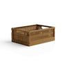 Made Crate - Klappbox Midi Toffee - ROSA ECK - Braun, ,