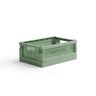 Made Crate - Klappbox Mini Green Bean Green - ROSA ECK - Grün, ,