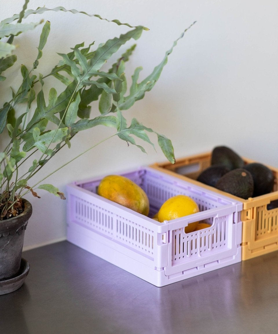 Made Crate - Klappbox Mini Misty Grey - Klappbox - ROSA ECK