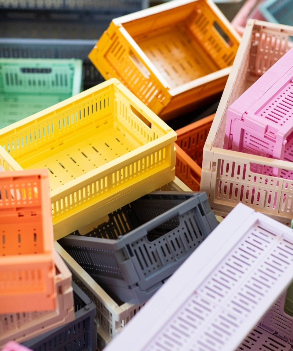 Made Crate - Klappbox Mini Misty Grey - Klappbox - ROSA ECK