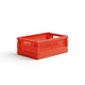 Made Crate - Klappbox Mini So Bright So Red - ROSA ECK - Rot, ,