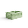 Made Crate - Klappbox Mini Spring Green - ROSA ECK - Grün, ,