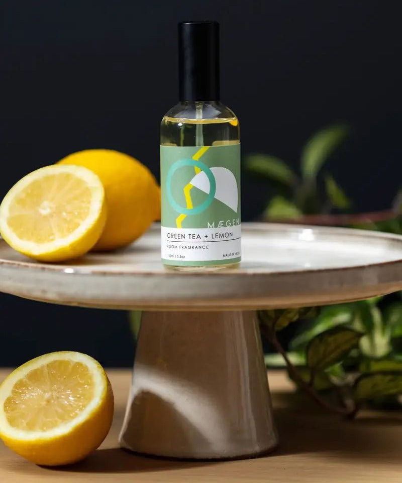 MAEGEN - Raumspray (100 ml) • Grüner Tee & Zitrone - Lufterfrischer - ROSA ECK Concept Store