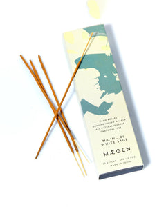 MAEGEN - WHITE SAGE Räucherstäbchen (25 Stück) - Räucherstäbchen - ROSA ECK Concept Store