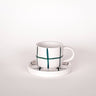Magazin Minori - GRID Espressotasse mit Untersetzer • gentle green - Kaffee - und Teetasse - ROSA ECK Concept Store
