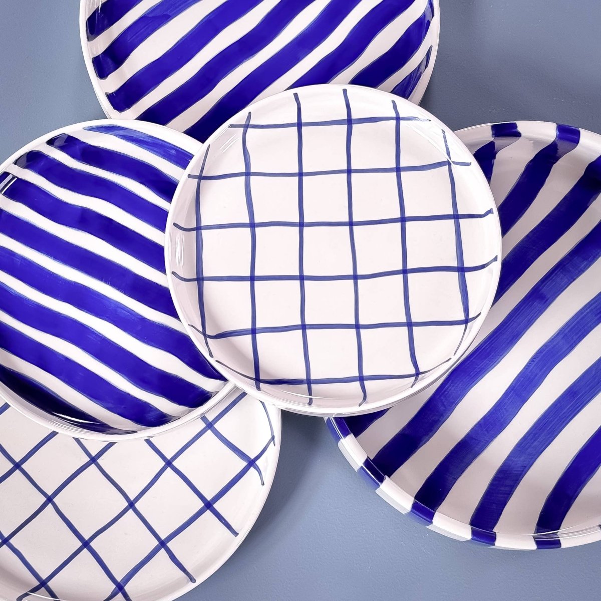 Magazin Minori - GRID Espressotasse mit Untersetzer • mare blue - Espressotasse - ROSA ECK Concept Store