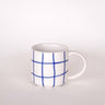 Magazin Minori - GRID Tasse mit Linienraster • mare blue - Kaffee - und Teetasse - ROSA ECK Concept Store