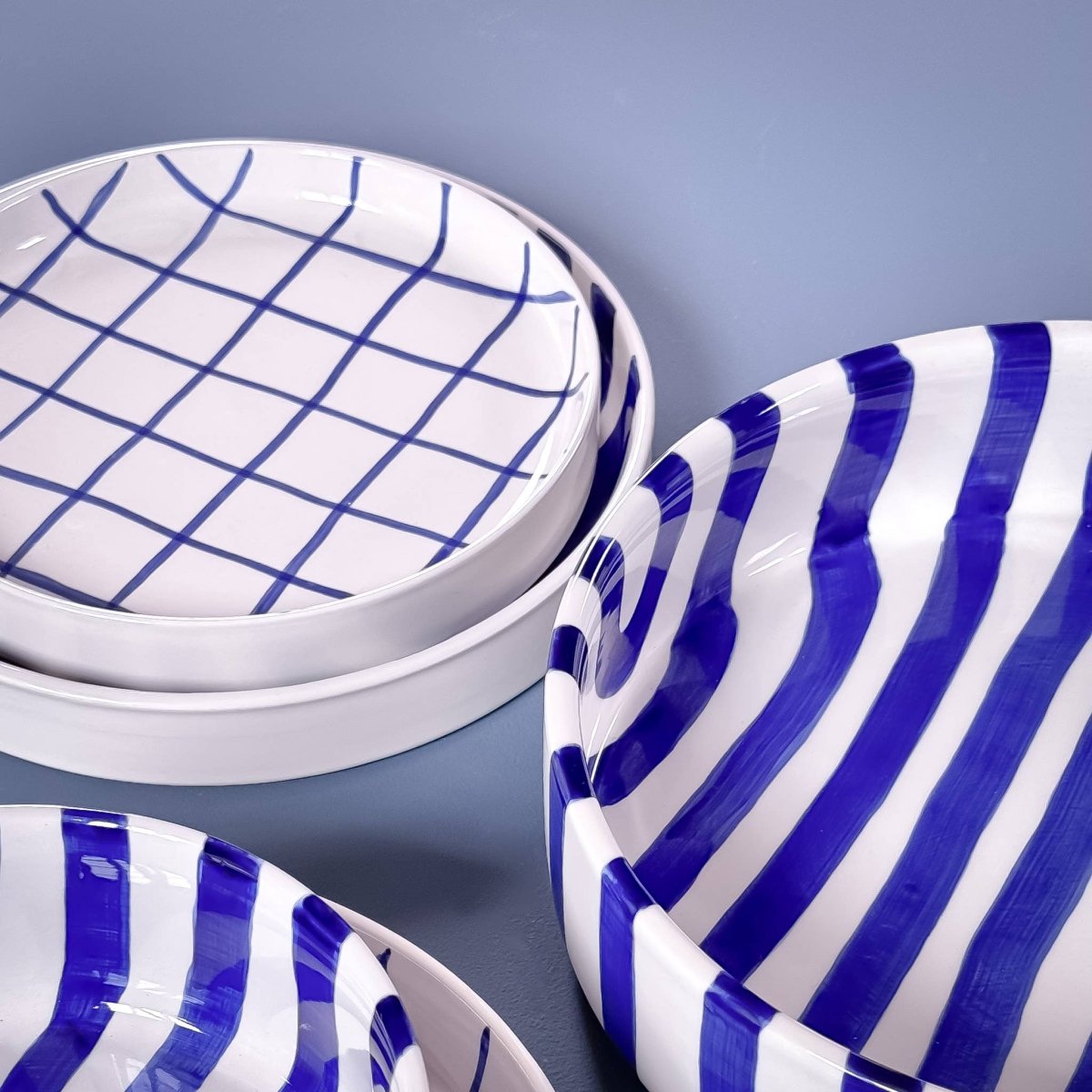 Magazin Minori - GRID Teller • mare blue - Teller - ROSA ECK Concept Store