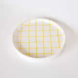 Magazin Minori - GRID Teller mit Linienraster • spiaggia yellow - Teller - ROSA ECK Concept Store